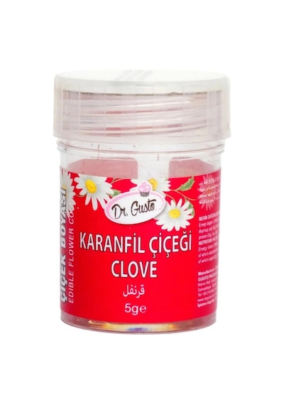 Karanfil Çiçeği Yenilebilir Şeker Hamuru Figür Ve Çiçek Boyası 5 Gr