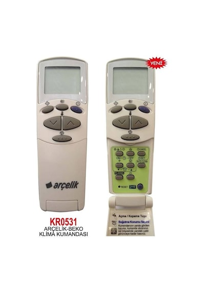 Arçelik Uyumlu Beko Klima Kumandası Kr0531