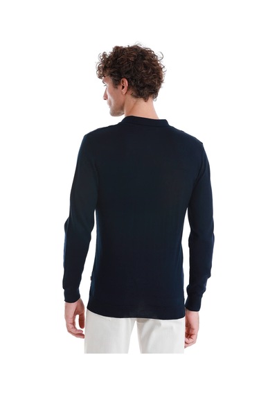 Hatemoğlu Lacivert Regular Fit Jakarlı Polo Yaka Yünlü Triko Kazak 34202023a003 005 Lacivert Hatemoğlu Lacivert Regular Fit Jakarlı Polo Yaka Yünlü Triko Kazak 34202023a003 005 Lacivert