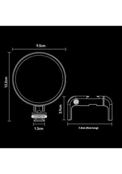 Şarjlı Led Selfie Video Kamera Işığı Tripod Uyumlu Ve Mandallı 30