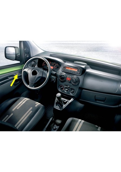 Fiat Fiorino 07-24 Sol Ön Cam Düğmesi Çiftli Çerçeveli 735461275