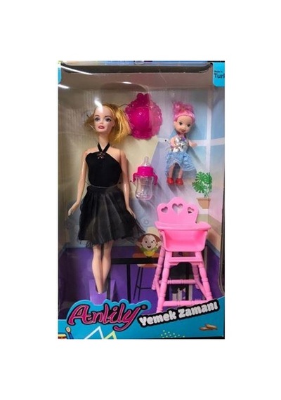 Anlily Bebek Manken Bebek Yemek Zamanı -