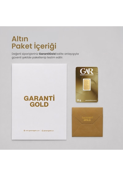 Garanti Gold 10 Gr Külçe Altın