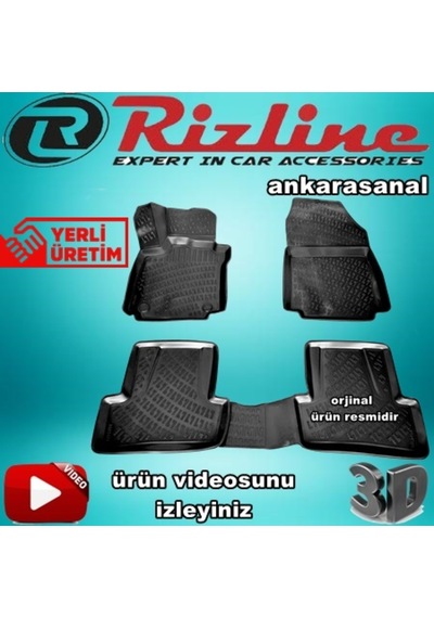 Rizline Renault Clio 4 3D Paspas Havuzlu Stw 2012-2020 Arası N11.5427