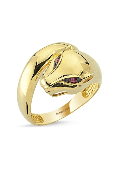 Kaplan Altın Yüzük Classic Gövdeli 14K Gold 416290754