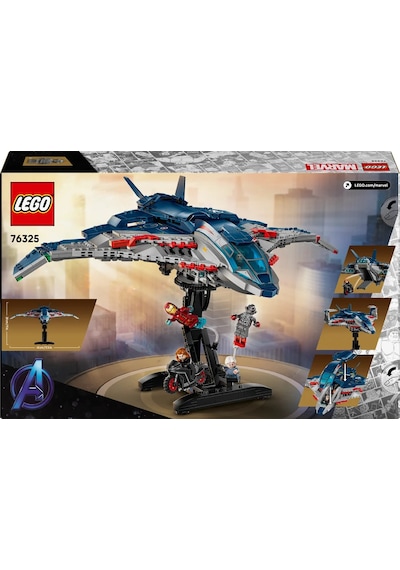 LEGO® ǀ Marvel Avengers: Ultron Çağı Quinjet, 76325 - 12 Yaş ve Üzeri için Yaratıcı Oyuncak Yapım Seti (1131 Parça)