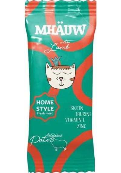 Mhauw Pouch Pate Lamb Kedi Yaş Sı 80 Gr