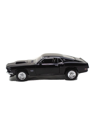 Welly Koleksiyon 1 / 24 Ölçek 1969 Ford Mustang Boss 429 Siyah Arazi Aracı Model Metal Araba Çok Renkli
