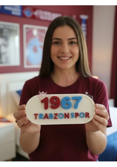 Mumelia Fırtınanın Doğuşu 1967 - Doğal Soya Dekoratif Taraftar Mum - Bordo-mavi