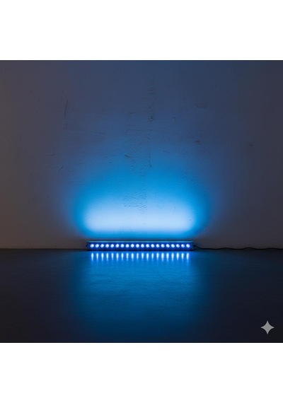 48cm 18w Led Duvar Boyama Wallwasher Mavi 220v