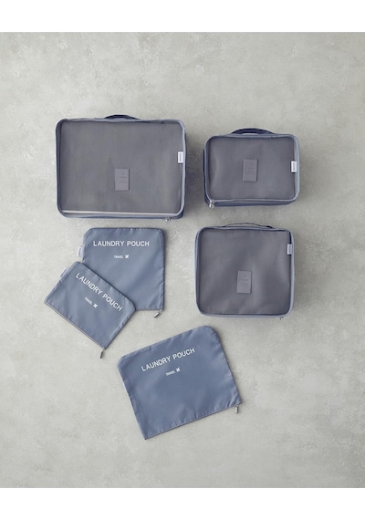 Blare 6&apos Lı Organizer Set Gri 0