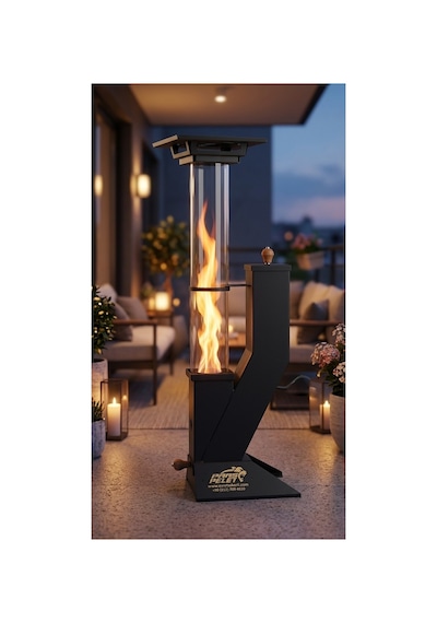 Pars Mini Pelet Sobası - Balkon Tipi Camlı Açık Alan İçin