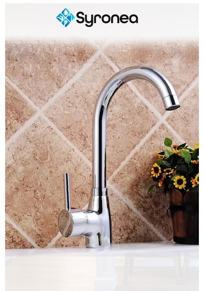 Delta Banyo Lavabo Bataryası Krom Eviye Musluk Kısa Batarya Krom