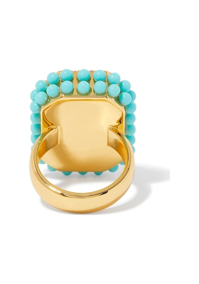 Emerald Cocktail Ring Kadın Yüzük 2x2x2.5 Cm Turuncu