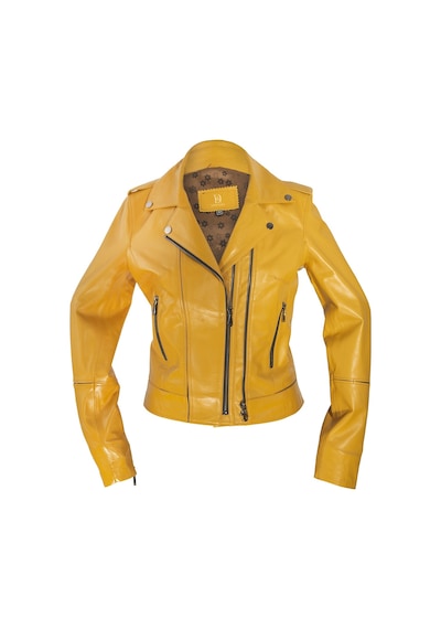Derimosa Harley Hakiki Deri Kadın Mont