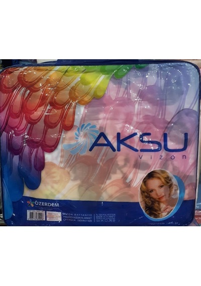 Aksu Vizon Tek Kişilik Battaniye (374723555)