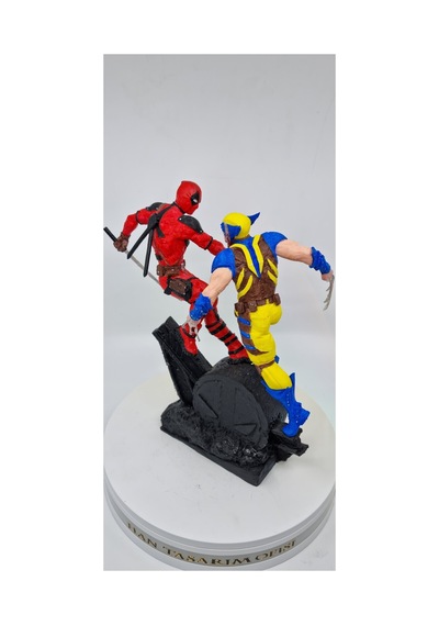 Deadpool Wolverine 2li Figür