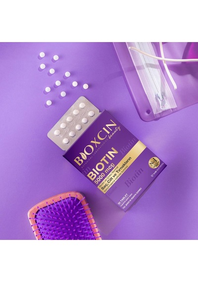 Tr Biotin 5000 Mcg Saç Ve Tırnak Sağlığı İçin Biotin Bitkinlik Ve Enerji Metabolizması Desteği 30 Tablet
