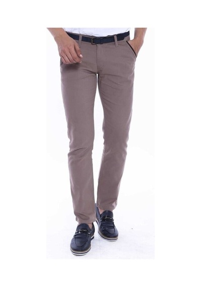 Gabardin Modelli Bej Erkek Pantolon - Wessi Siyah