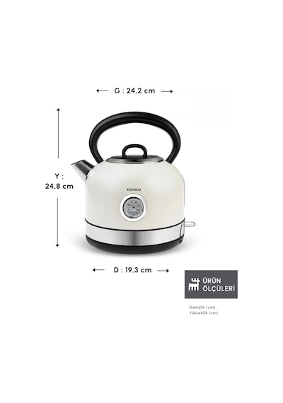 Karaca 2202 2200 W Retro Su Isıtıcısı Kettle