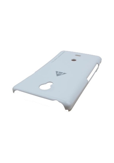 Xperia T Lt30p İle Uyumlu Rock Slim Kauçuk Kılıf Beyaz
