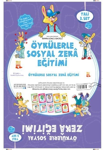 Tali-3 Öykülerle Sosyal Zeka Eğitimi 3-7 Yaş 10 Kitap