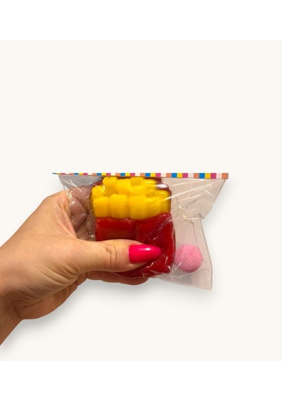 Moj Moj Taba Squish Patates Kızartması Sukuşi Yumuşak Stres Atıcı Oyuncak - 1 Adet