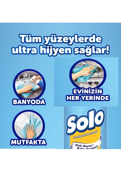 Hijyenik Temizlik Bezi 33 X 30 Cm 10 Lu X 3 Paket Açık Bej