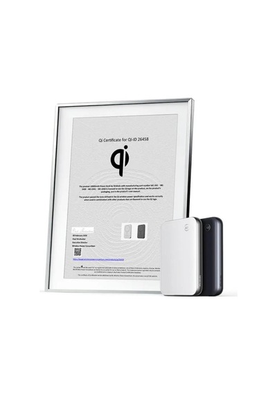 Mcdodo Mc-2431 Metaair 25w 10000mah Ultra İnce Metal Kablosuz Powerbank Siyah