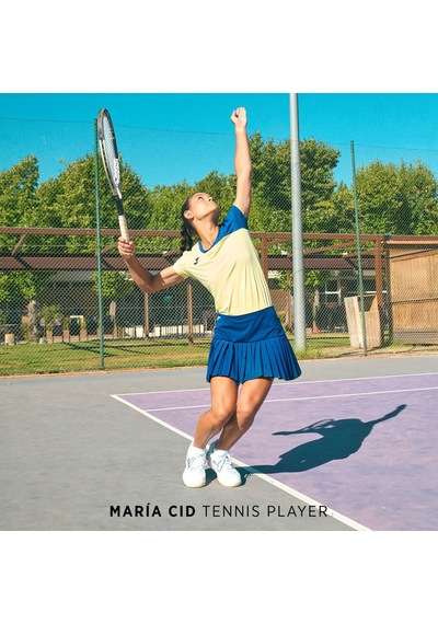 Joma 902604.322 Challenge Kadın Mavi Pileli Tenis Etek