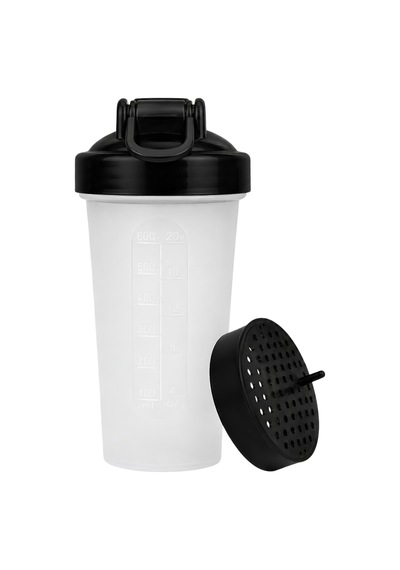 King Of The Gym Shaker 650 Ml Ölçekli Ve Sızdırmaz Kapaklı Protein Shaker Şeffaf