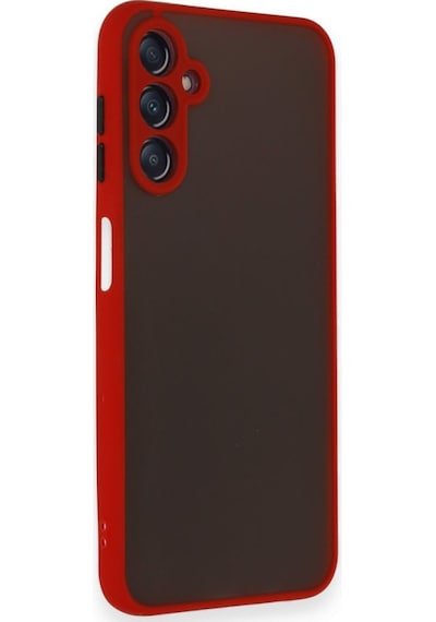 Newface Samsung Uyumlu Galaxy A25 5g Kılıf Montreal Silikon Kapak - Kırmızı Kırmızı