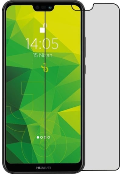 Huawei P20 Lite Hayalet Ekran Privacy Görünmez Gizli Tam Kaplayan Kırılmaz Cam