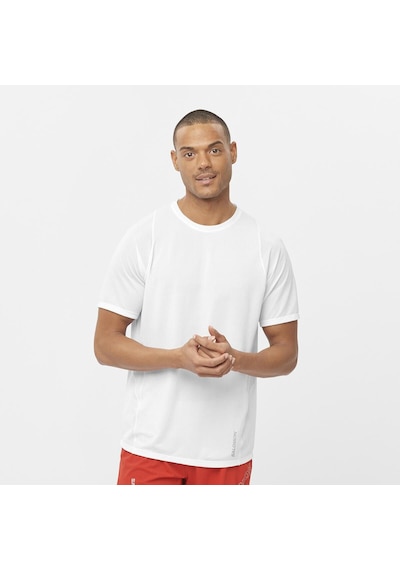 Salomon Salomon Sense Aero Ss Erkek Koşu T-shirt Beyaz 18034 Beyaz