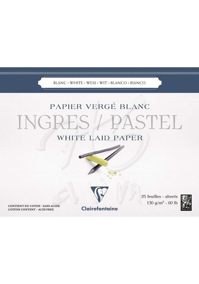 Clairefontaine Ingres Pastel Blok 25 Yaprak 130G 18X24