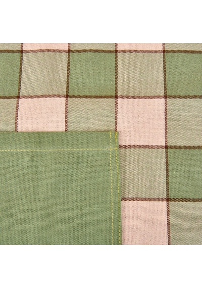 Toscana Mutfak Önlüğü - Ekru / Yeşil - 65x80 Cm Çok Renkli