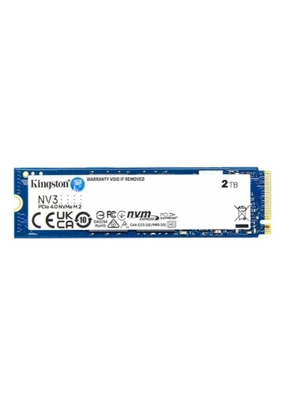 Kingston 2tb Nv3 Snv3s-2000g 6000-5000mb-s Pcı-express 4.0 M.2 Ssd