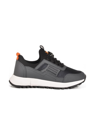 Nans 6006 G Füme Fileli Kilit Bağcıklı Unisex Spor Ayakkabı Füme
