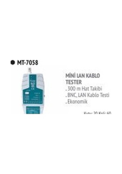 Proskit Mt - 7058 Mini Lan Kablo Test Cihazı