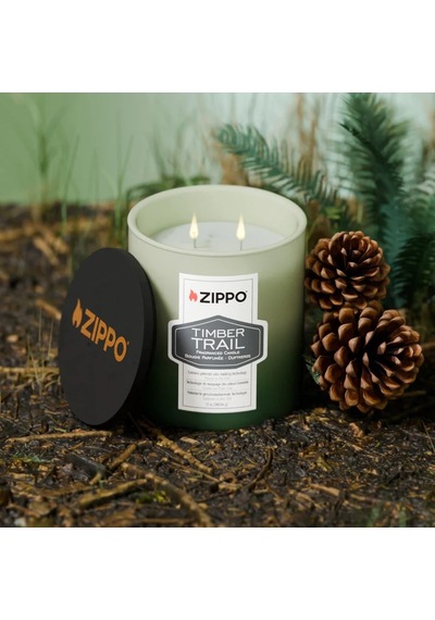 Zippo Odor-masking Candle - Koku Giderici Mum Timber Trail Yeşil
