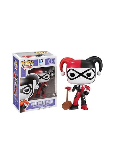 Heroes: Harley Quinn With Mallet - Dc Comics - Koleksiyon Vinil Figür - Hediye Fikri - Resmi Ürünler