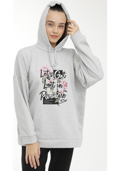 Kinetix Wl Layla 17gf83 3pr Gri Kadın Sweatshirt 000000000101416919