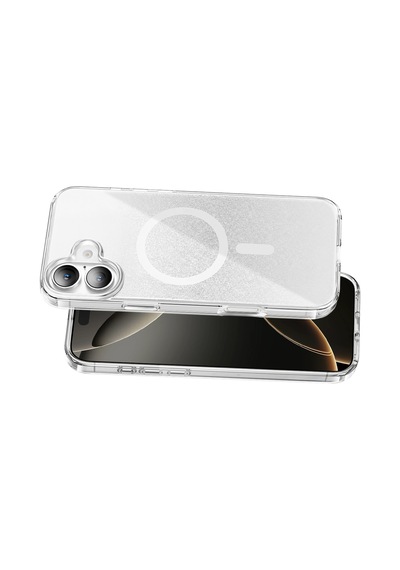 Onegif - 573 - Apple İphone 17 Sora Simli Magsafe Kapak - Glblseme - - Beyaz