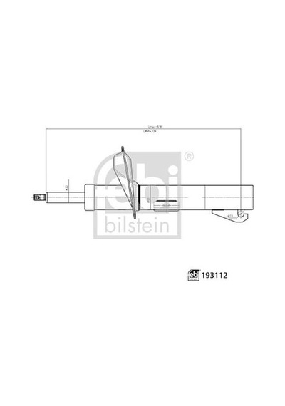 Febı Amortisör Ön Sol Ford Connect 02 193112 2t14 18k001 Bk 9t16 Aa