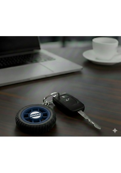Nissan Uyumlu Özel Tasarım Anahtarlık - Premium Hafif Ve Dayanıklı Mavi