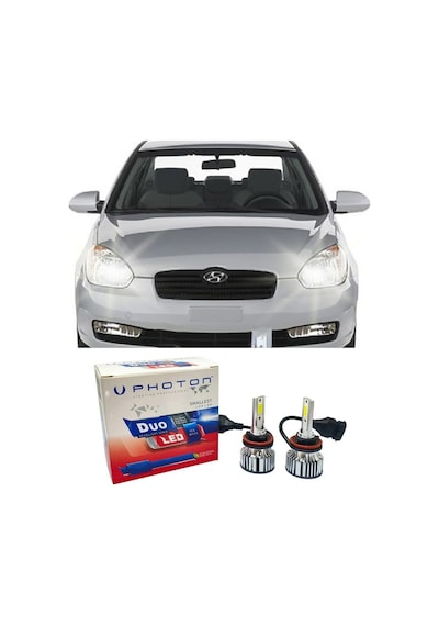 Hyundai Accent Era Led Xenon Sis Far Ampulü H27 Duo Yeni Seri Beyaz