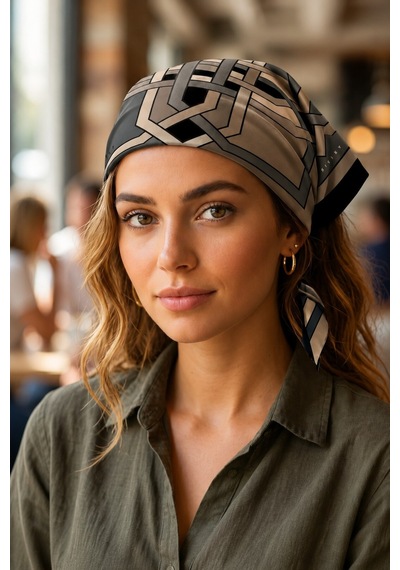 Sisley Flora Bandana/fular -2017-47 47 Siyah