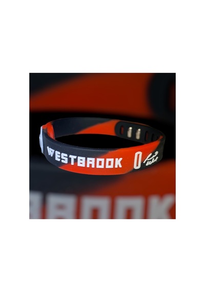 Russell Westbrook Siyah Kırmızı Ayarlanabilir Mix Basketbol Bileklik Siyah Kırmızı Siyah Kırmızı