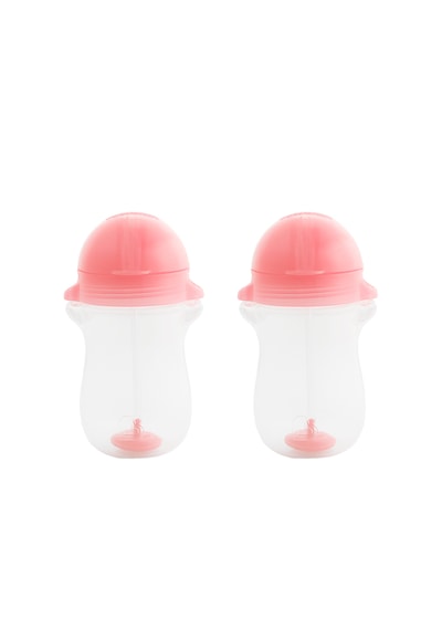 Munchkin Tıklama Kilitli Uçlu Alıştırma Bardağı 12ay+,296ml,pemb Pembe