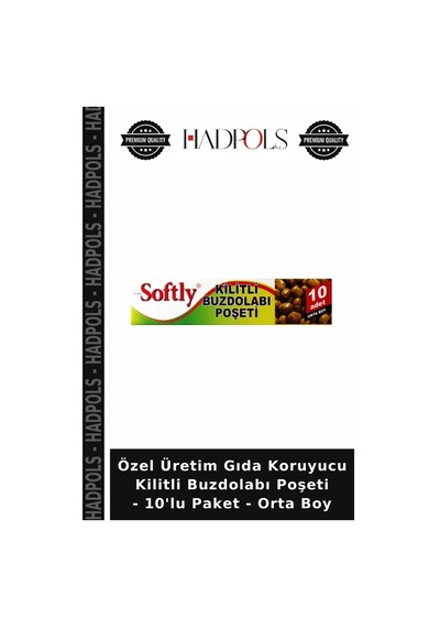 Özel Üretim Gıda Koruyucu Kilitli Buzdolabı Poşeti - 10'lu Paket - Orta Boy Çok Renkli
